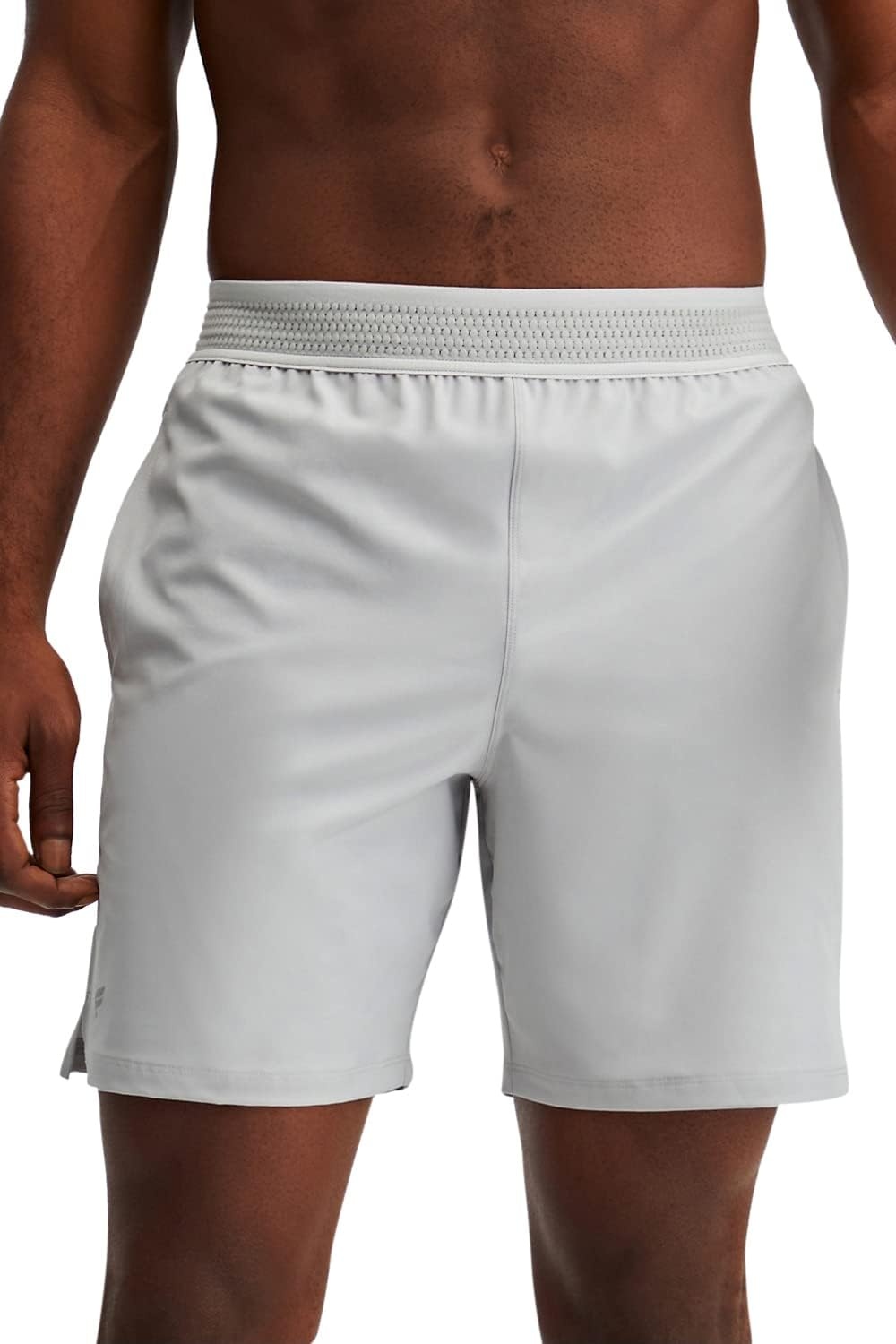 image:imageFabletics Mens The Fundamental Short Workout Running Training Gym Yoga Ultra Lightweight AthleticMineral Grey