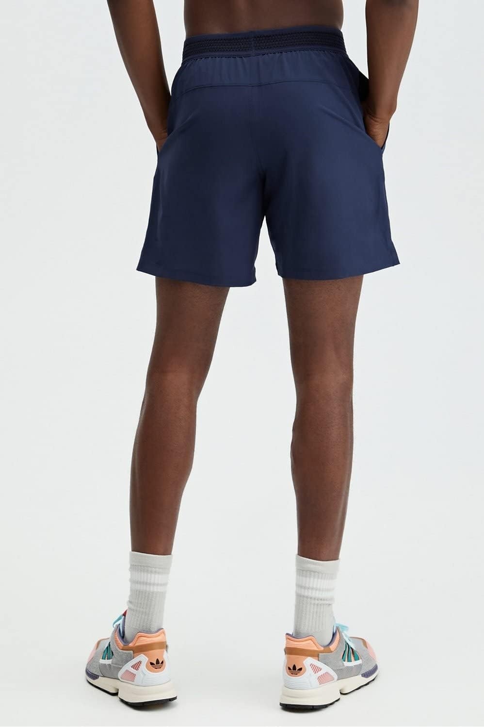 image:imageFabletics Mens The Fundamental Short Workout Running Training Gym Yoga Ultra Lightweight AthleticNavy