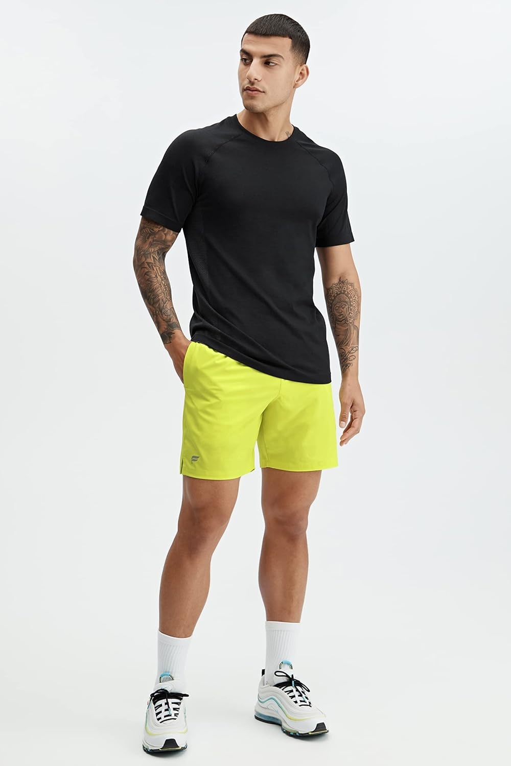 image:imageFabletics Mens The Fundamental Short Workout Running Training Gym Yoga Ultra Lightweight AthleticZest