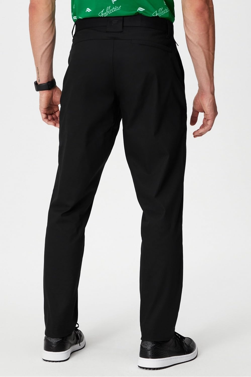 image:imageFabletics Mens The High Side Chino Classic Fit Buttery Soft External Pocket Wrinkle Resistant Zip PocketsBlack