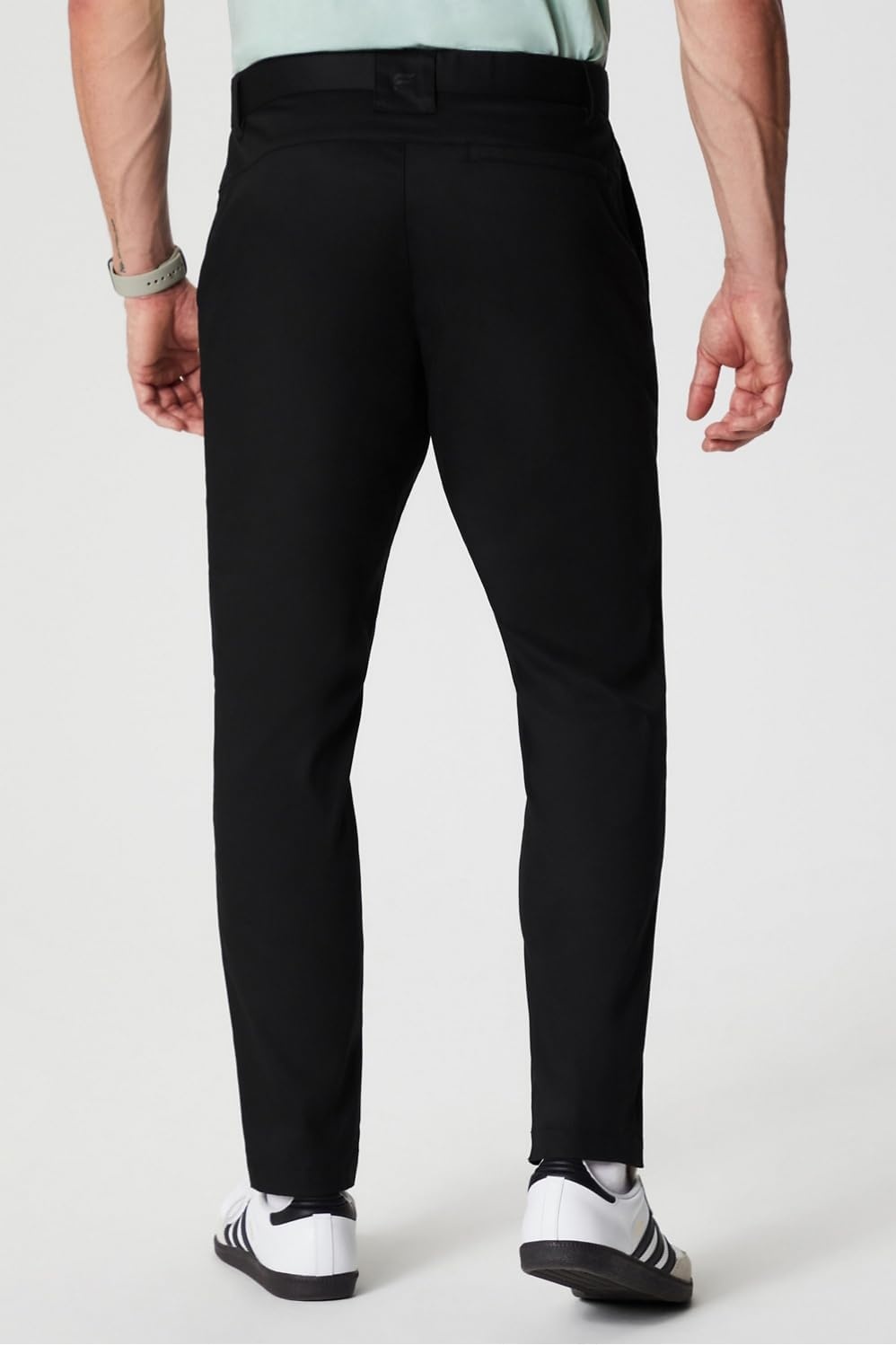 image:imageFabletics Mens The High Side Chino Classic Fit Buttery Soft External Pocket Wrinkle Resistant Zip PocketsBlack