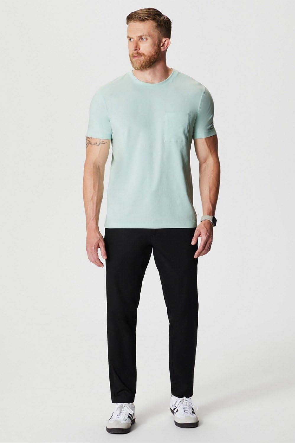 image:imageFabletics Mens The High Side Chino Classic Fit Buttery Soft External Pocket Wrinkle Resistant Zip PocketsBlack