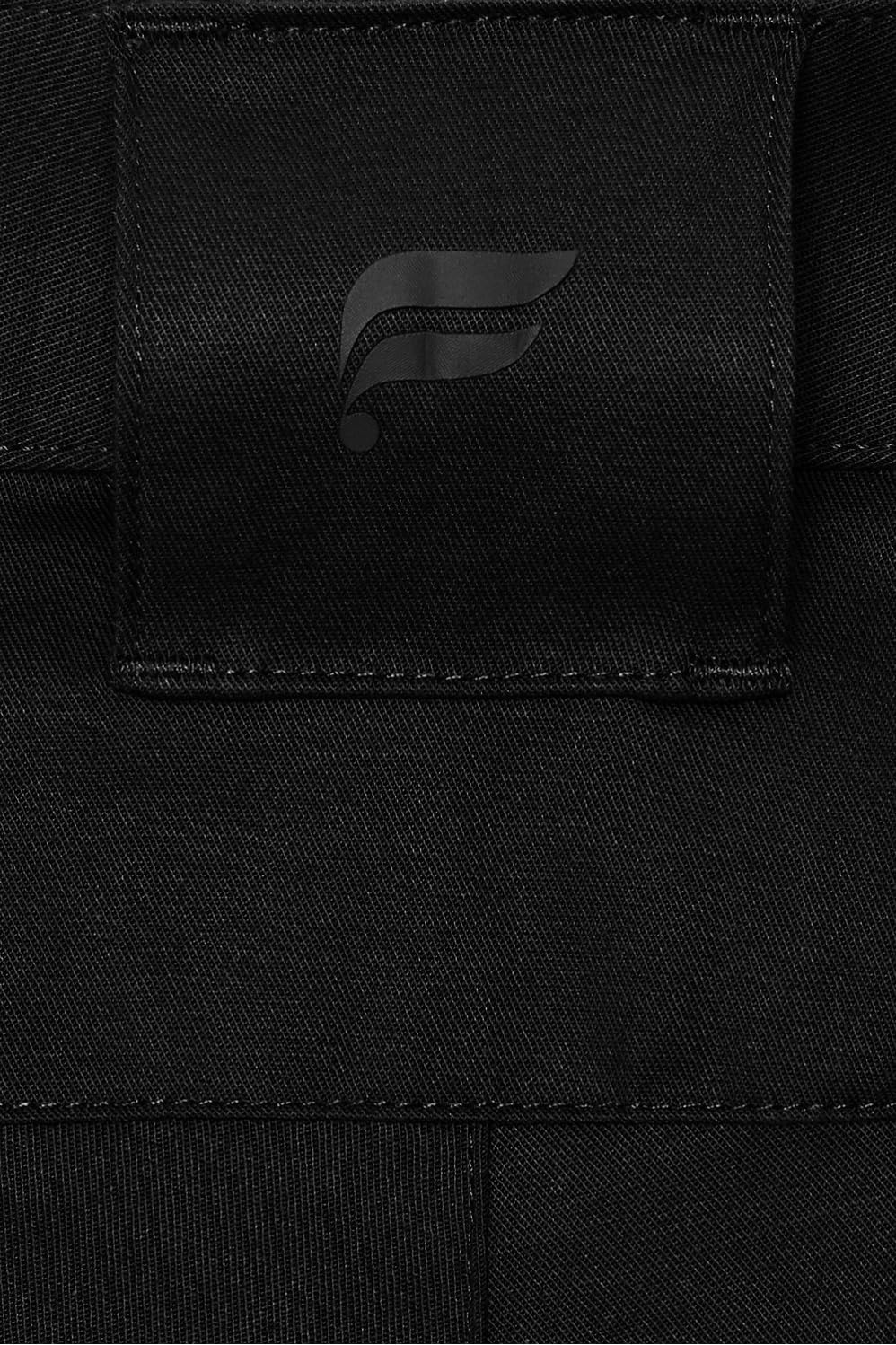 image:imageFabletics Mens The High Side Chino Classic Fit Buttery Soft External Pocket Wrinkle Resistant Zip PocketsBlack