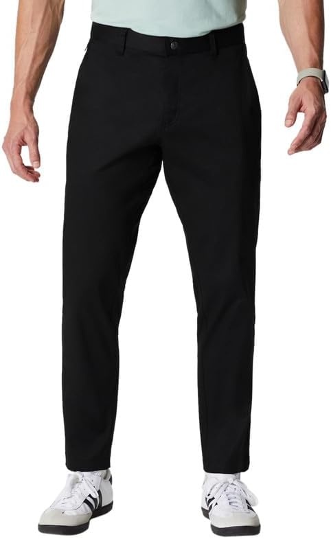 image:imageFabletics Mens The High Side Chino Classic Fit Buttery Soft External Pocket Wrinkle Resistant Zip PocketsBlack