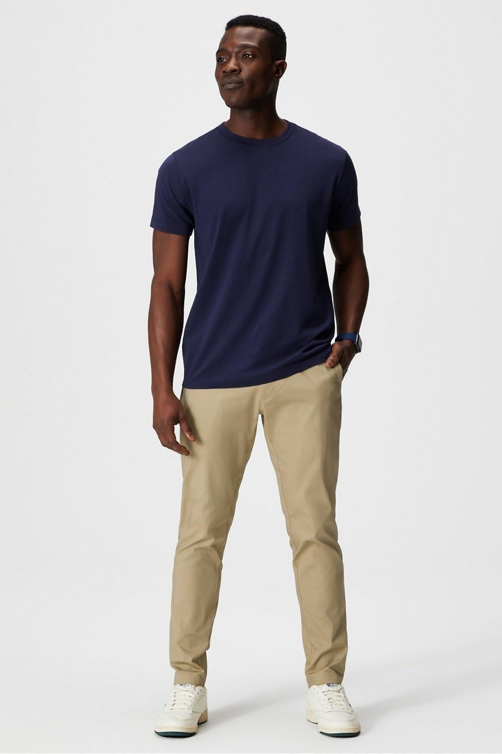 image:imageFabletics Mens The High Side Chino Classic Fit Buttery Soft External Pocket Wrinkle Resistant Zip PocketsTwill