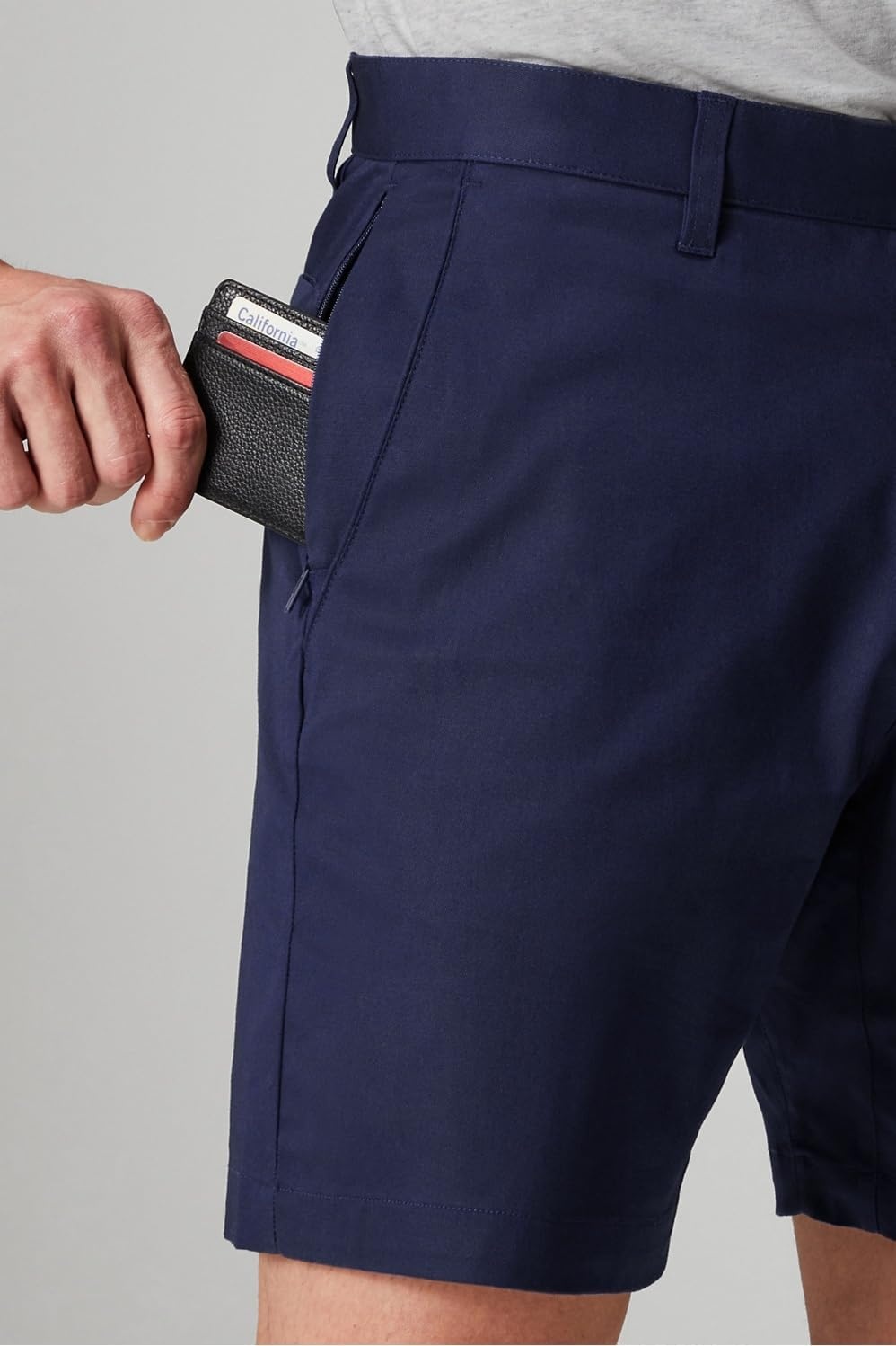 image:imageFabletics Mens The High Side Short Buttery Soft External Pocket Wrinkle Resistant Zip PocketsDeep Navy