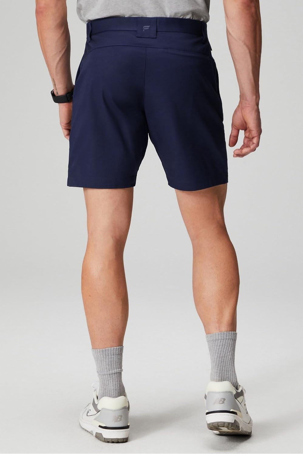 image:imageFabletics Mens The High Side Short Buttery Soft External Pocket Wrinkle Resistant Zip PocketsDeep Navy