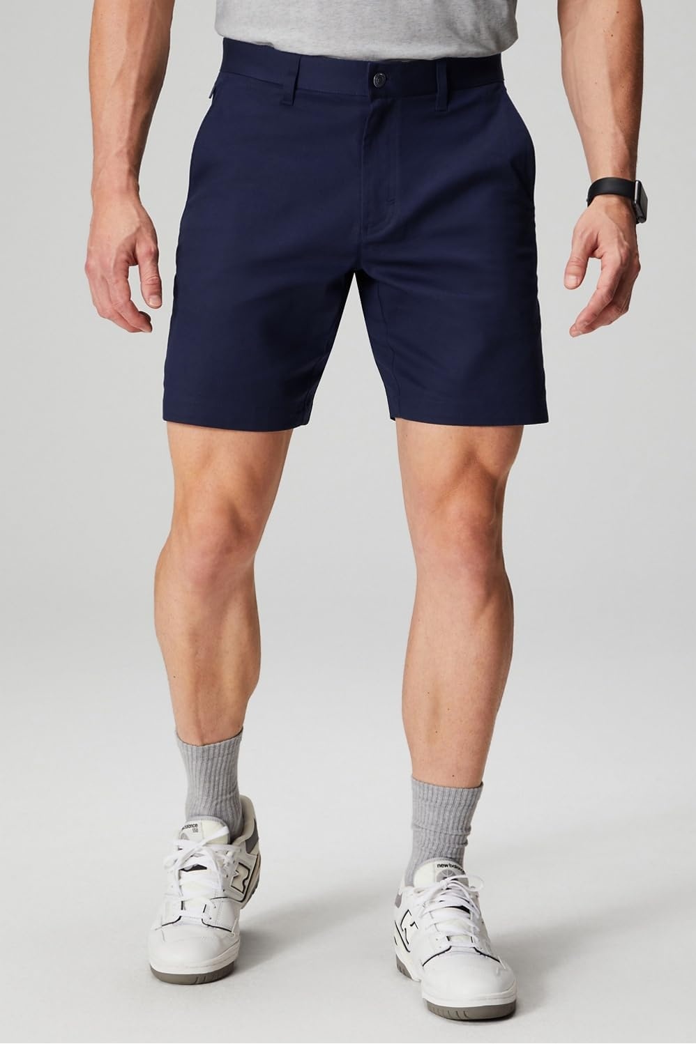 image:imageFabletics Mens The High Side Short Buttery Soft External Pocket Wrinkle Resistant Zip PocketsDeep Navy