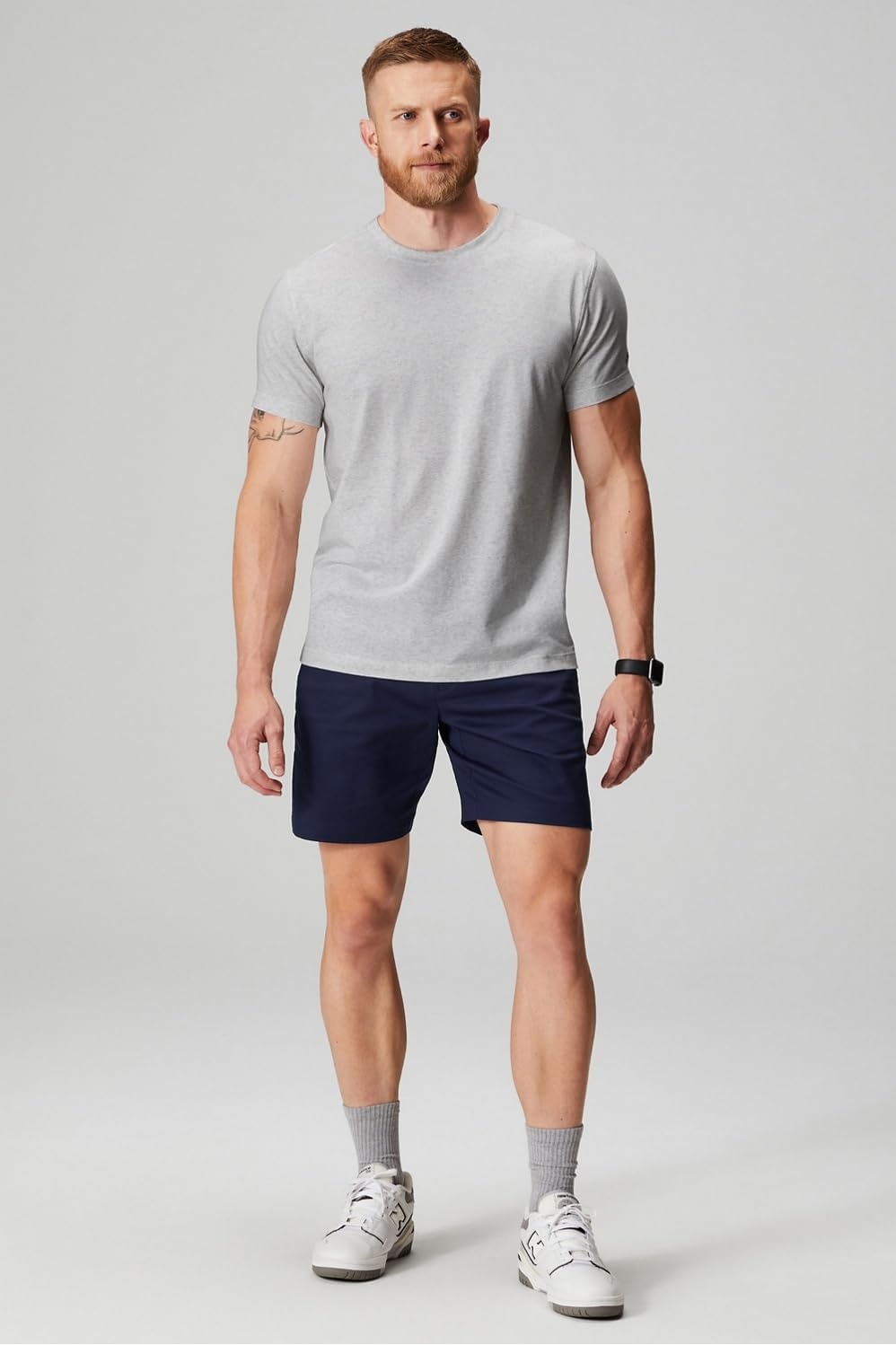 image:imageFabletics Mens The High Side Short Buttery Soft External Pocket Wrinkle Resistant Zip PocketsDeep Navy