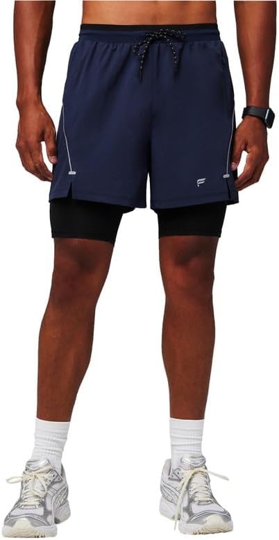 image:imageFabletics Mens The Kadence Short Lined Performance Running Jogging Training Ultra LightweightDeep Navy