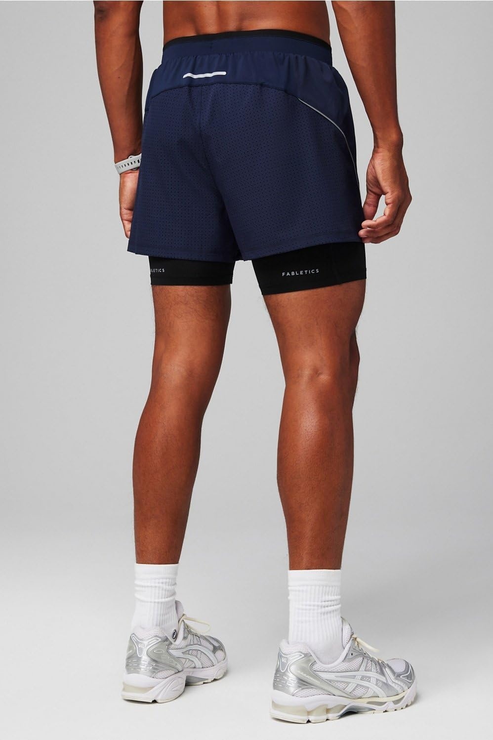 image:imageFabletics Mens The Kadence Short Lined Performance Running Jogging Training Ultra LightweightDeep Navy