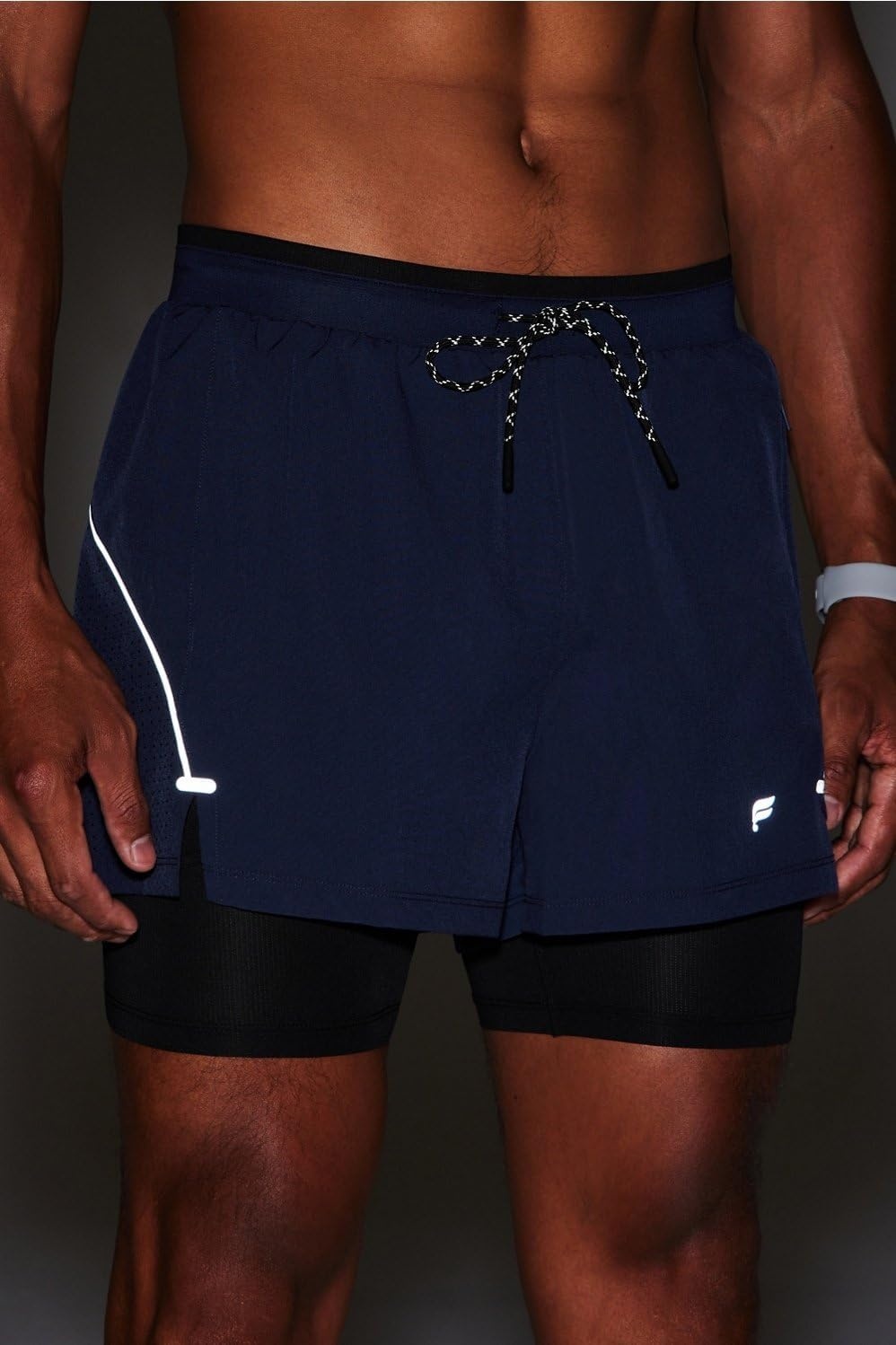 image:imageFabletics Mens The Kadence Short Lined Performance Running Jogging Training Ultra LightweightDeep Navy