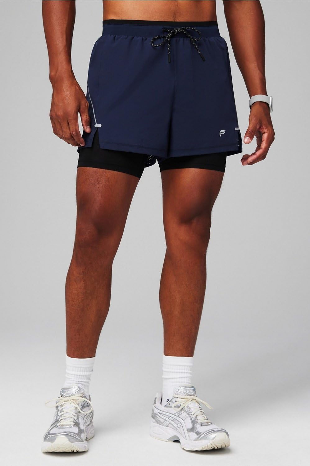 image:imageFabletics Mens The Kadence Short Lined Performance Running Jogging Training Ultra LightweightDeep Navy
