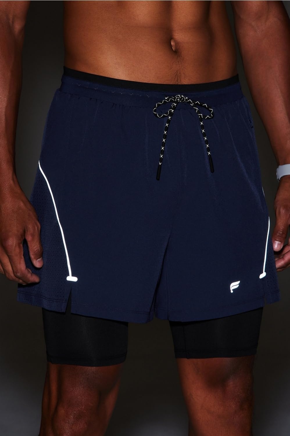 image:imageFabletics Mens The Kadence Short Lined Performance Running Jogging Training Ultra LightweightDeep Navy