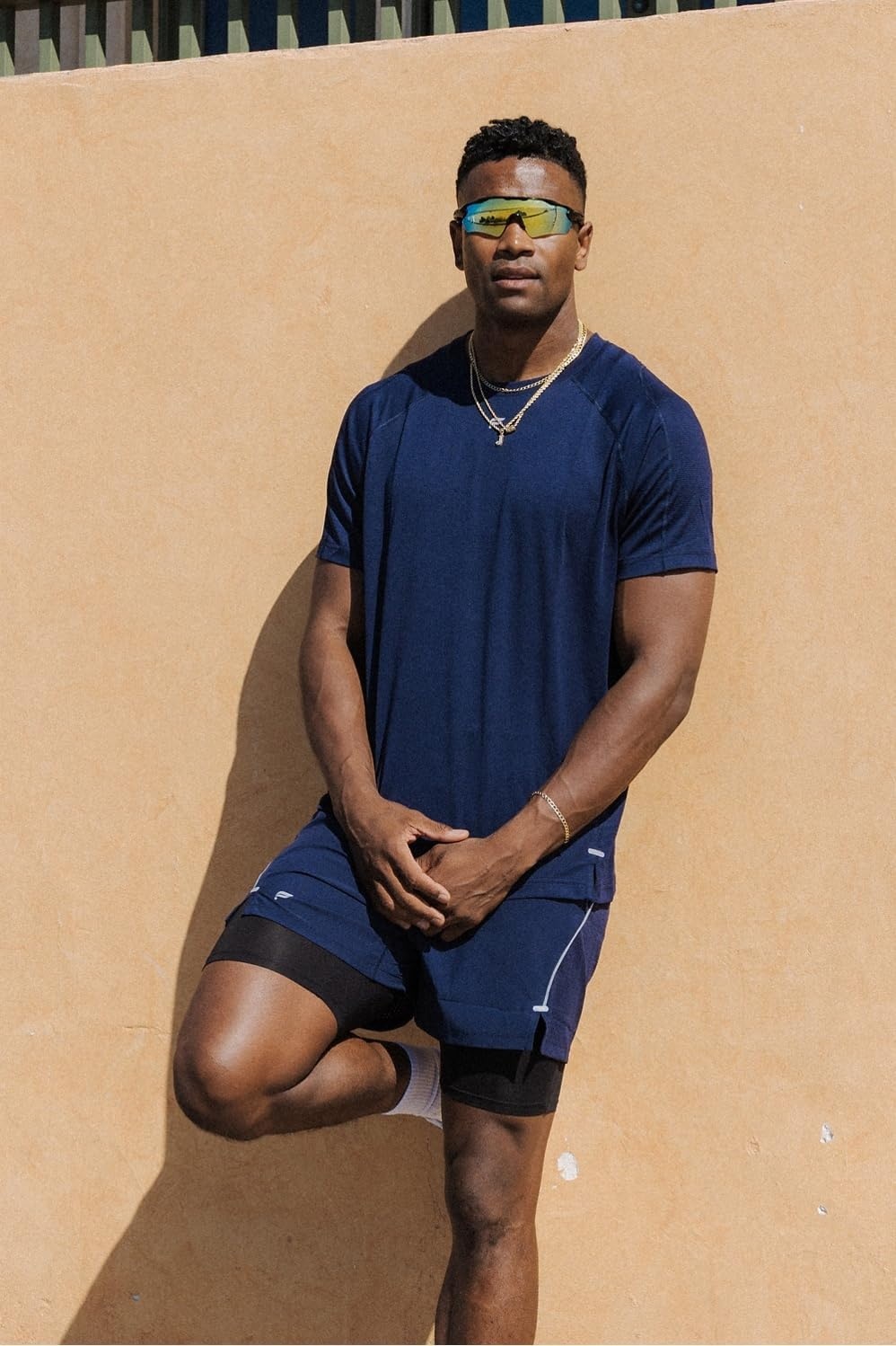 image:imageFabletics Mens The Kadence Short Lined Performance Running Jogging Training Ultra LightweightDeep Navy