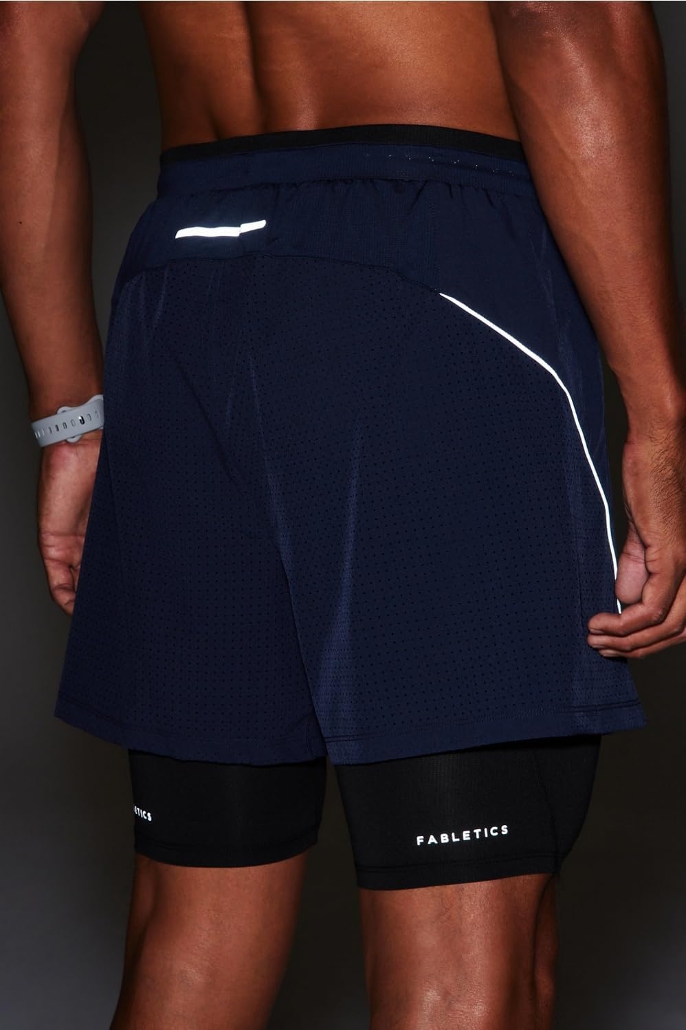 image:imageFabletics Mens The Kadence Short Lined Performance Running Jogging Training Ultra LightweightDeep Navy