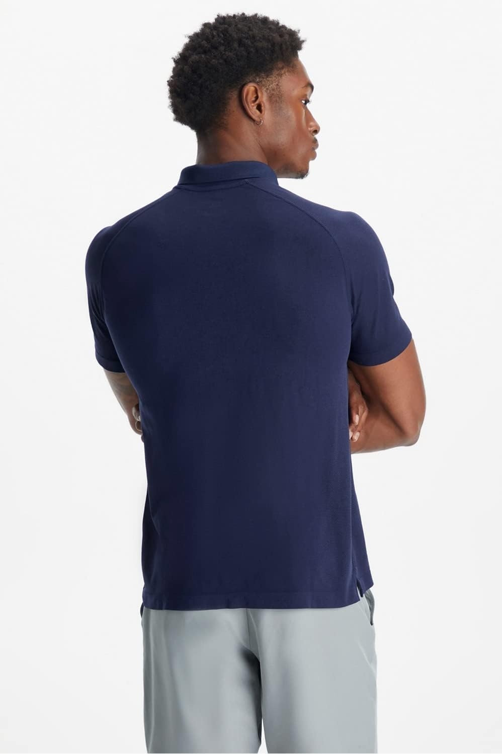 image:imageFabletics Mens The Training Day Polo Tennis Golf Performance Breathable 4Way StretchNavy