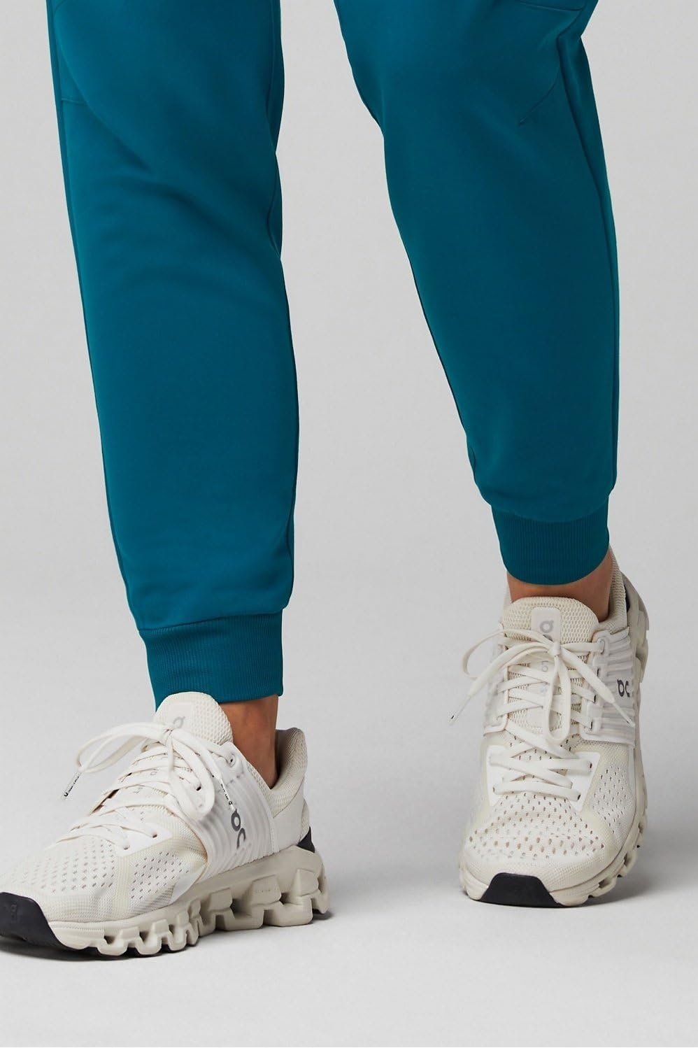 image:imageFabletics Womens High Rise Active Scrub Jogger MotionTech 4Way Stretch PocketPacked Lightweight SemiSlim FitCaribbean Blue