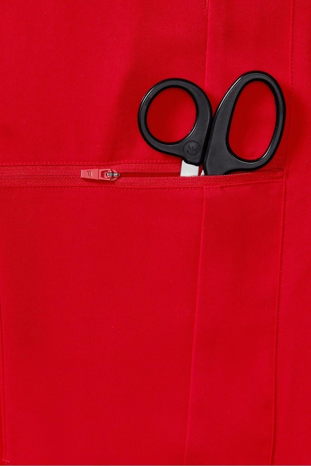 image:imageFabletics Womens High Rise Active Scrub Jogger MotionTech 4Way Stretch PocketPacked Lightweight SemiSlim FitGoji Red
