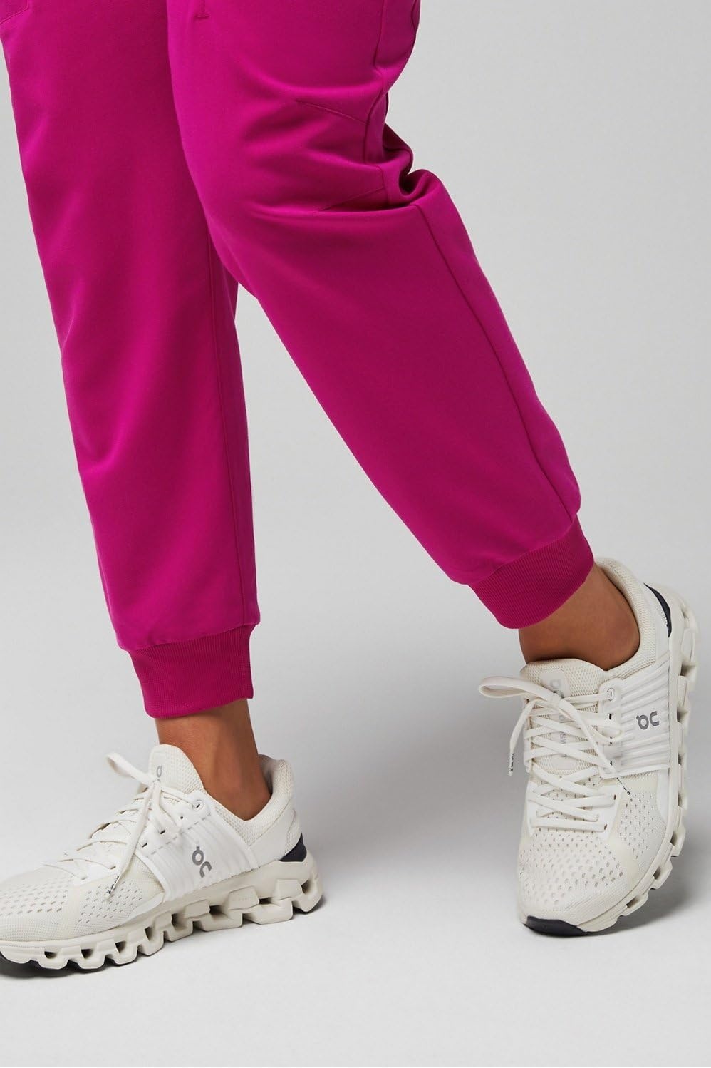 image:imageFabletics Womens High Rise Active Scrub Jogger MotionTech 4Way Stretch PocketPacked Lightweight SemiSlim FitHibiscus