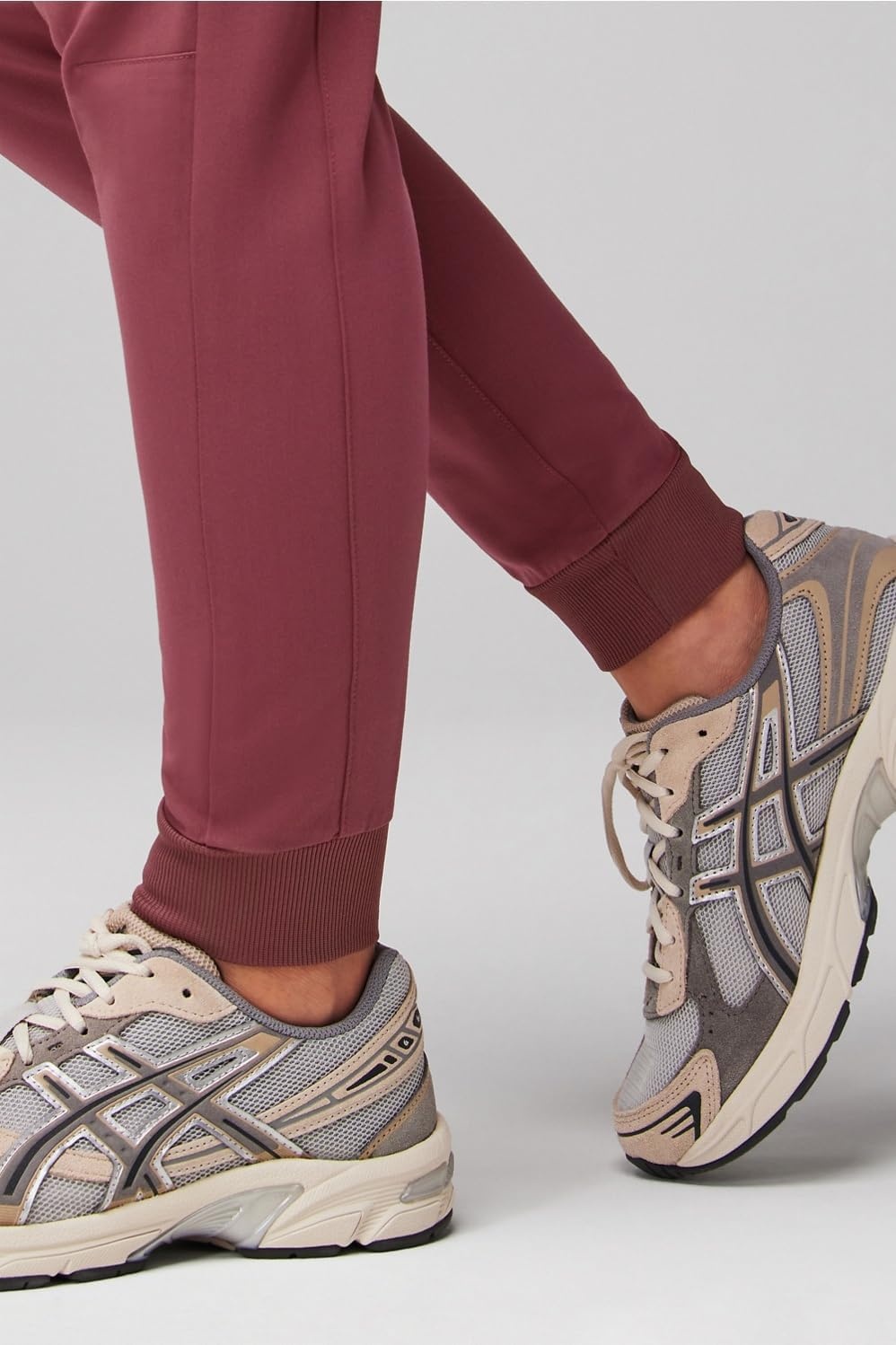 image:imageFabletics Womens High Rise Active Scrub Jogger MotionTech 4Way Stretch PocketPacked Lightweight SemiSlim FitMoonlight Mauve