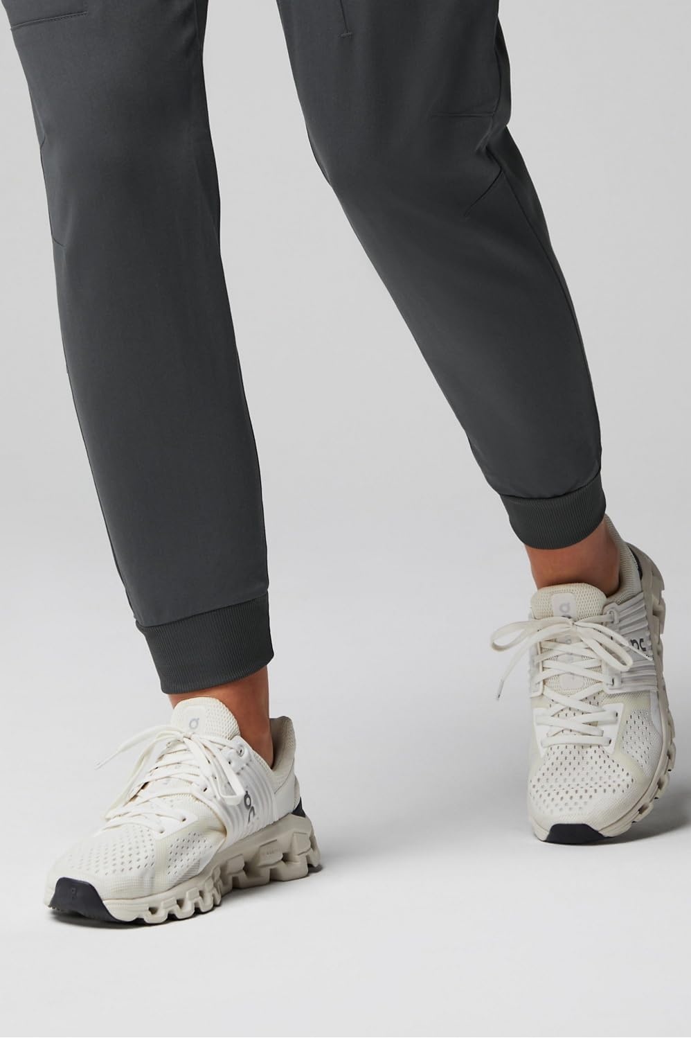 image:imageFabletics Womens High Rise Active Scrub Jogger MotionTech 4Way Stretch PocketPacked Lightweight SemiSlim FitOnyx
