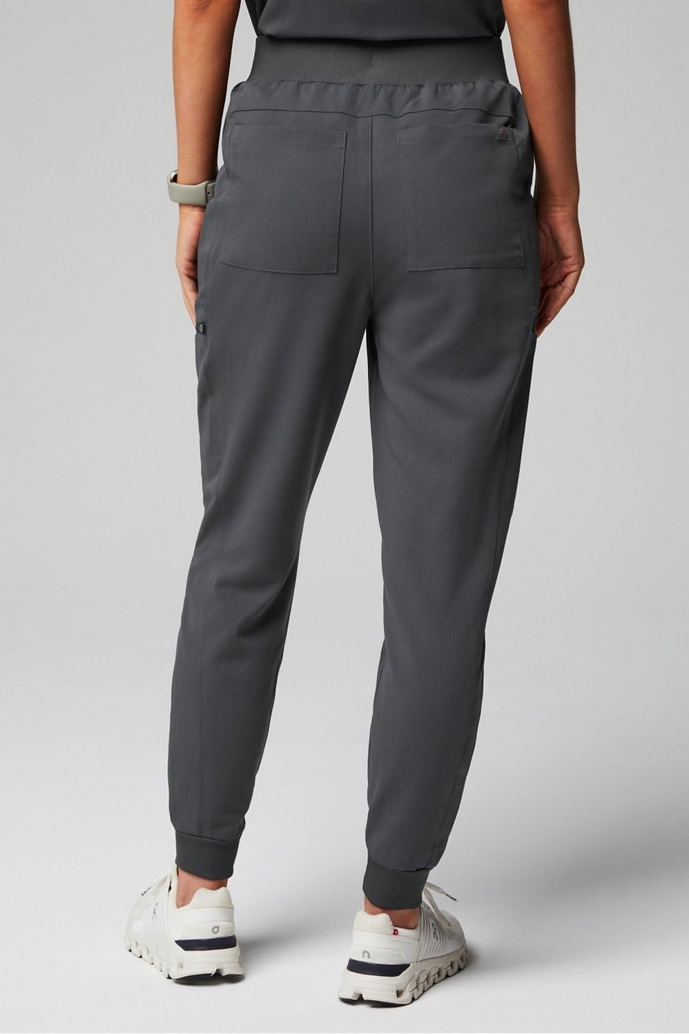 image:imageFabletics Womens High Rise Active Scrub Jogger MotionTech 4Way Stretch PocketPacked Lightweight SemiSlim FitOnyx