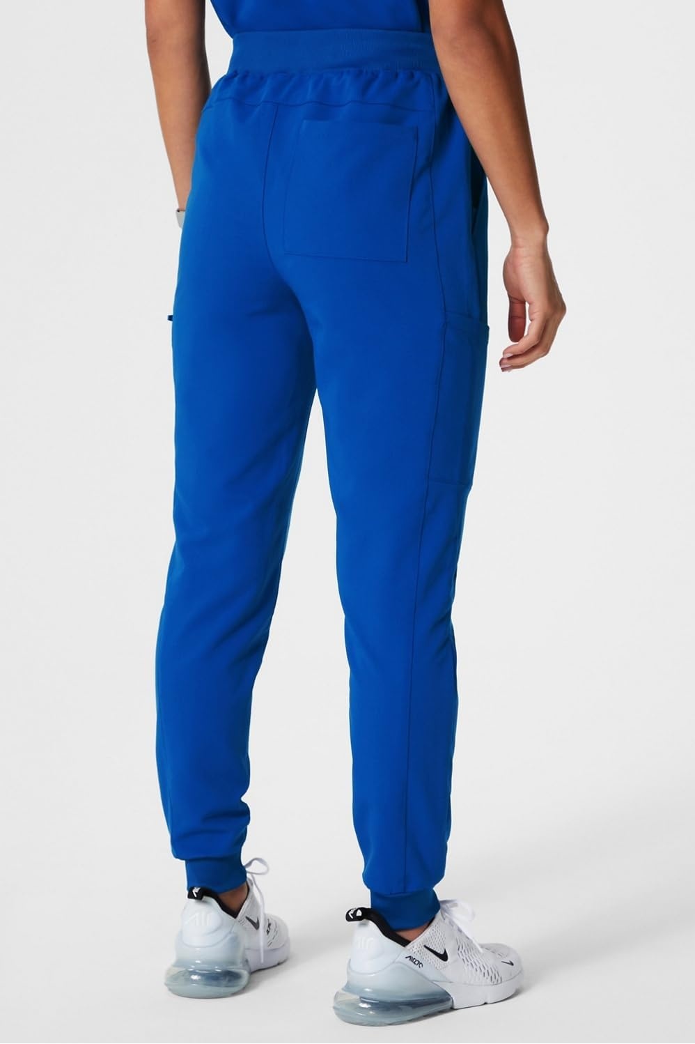 image:imageFabletics Womens High Rise Active Scrub Jogger MotionTech 4Way Stretch PocketPacked Lightweight SemiSlim FitRoyal Blue