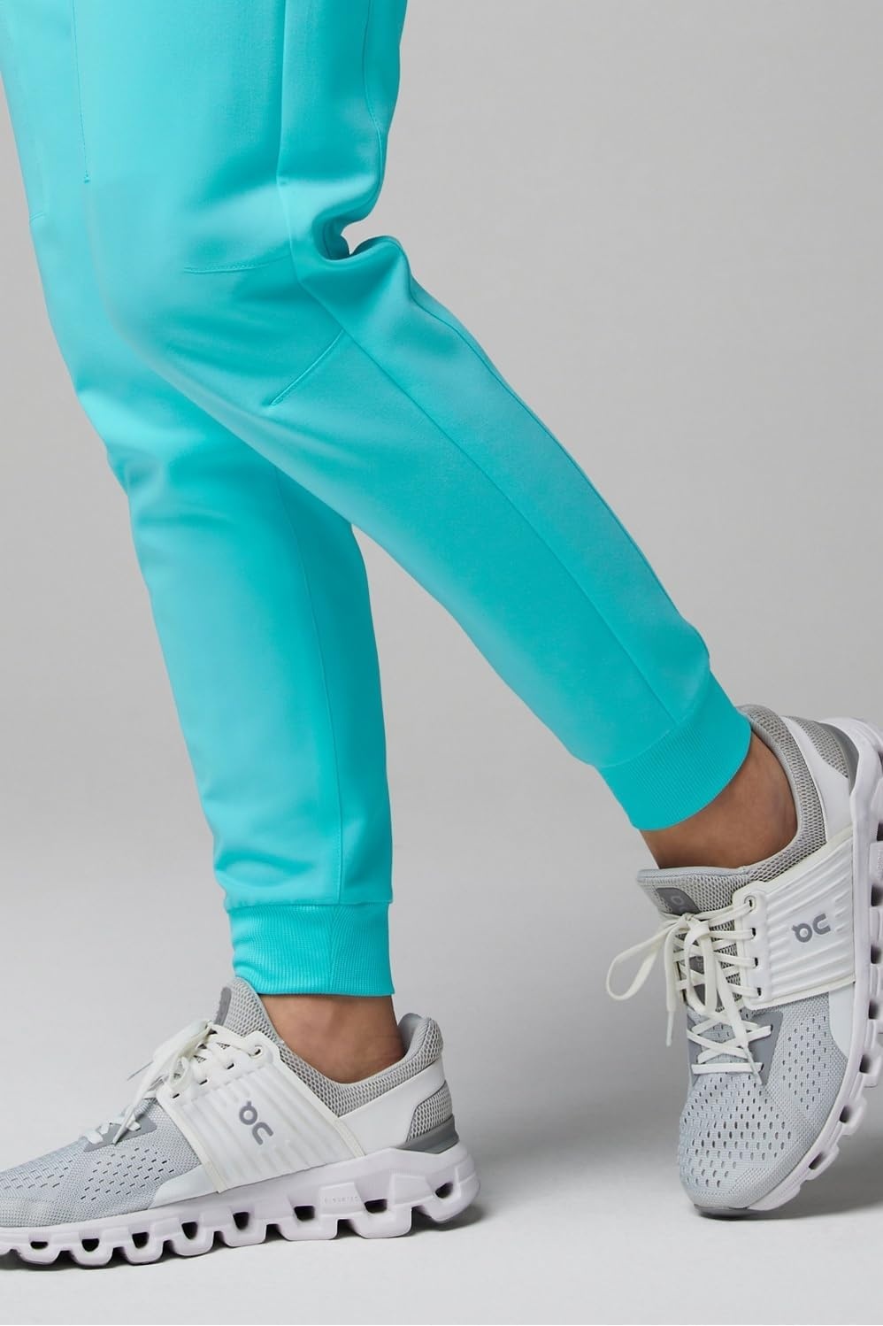 image:imageFabletics Womens High Rise Active Scrub Jogger MotionTech 4Way Stretch PocketPacked Lightweight SemiSlim FitSeaside