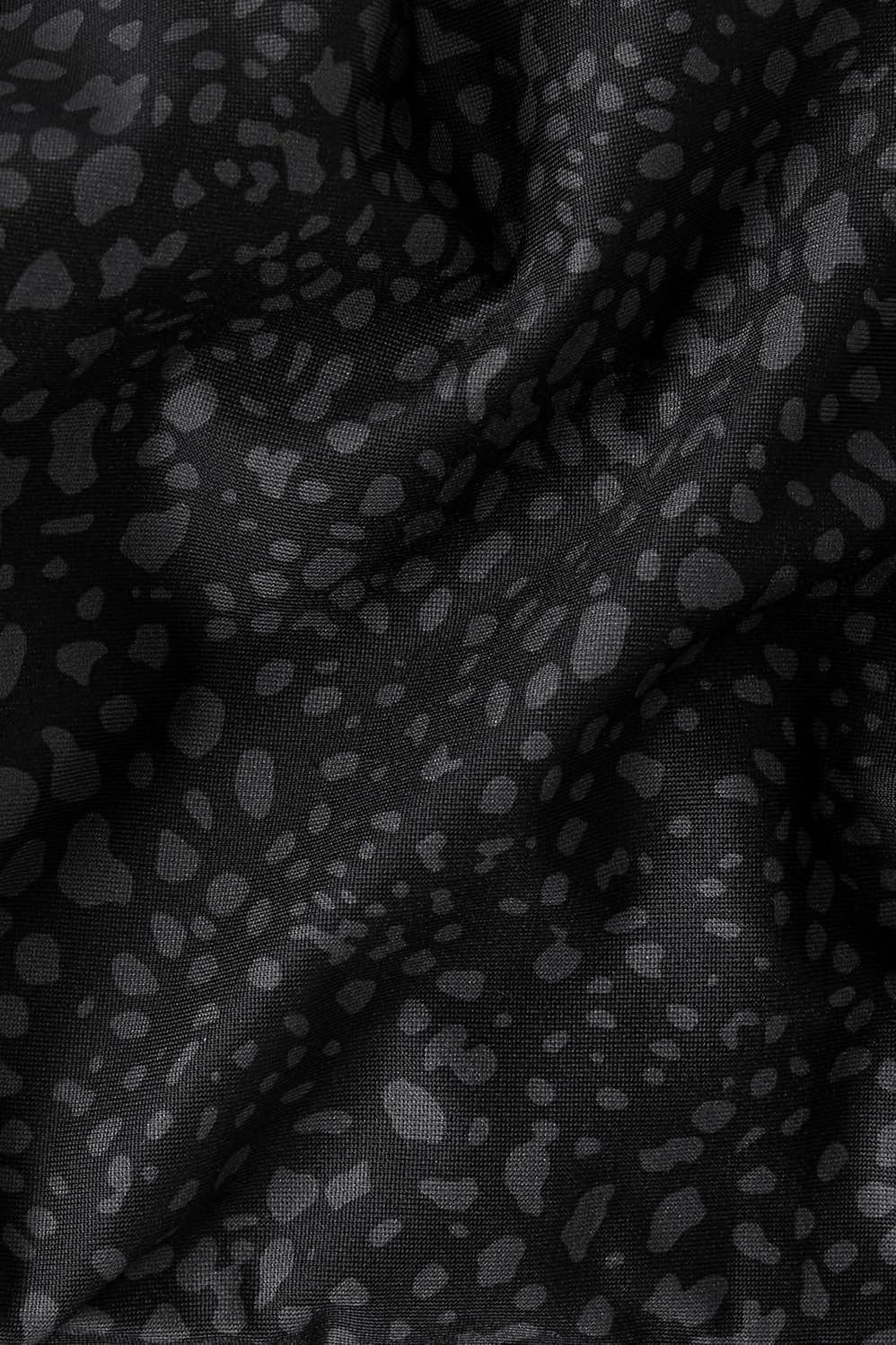 image:imageFabletics Womens NoBounce Sports Bra Workout Yoga Athletic Fitness Gym UPF Protection 4Way StretchBlack Spotted Animal