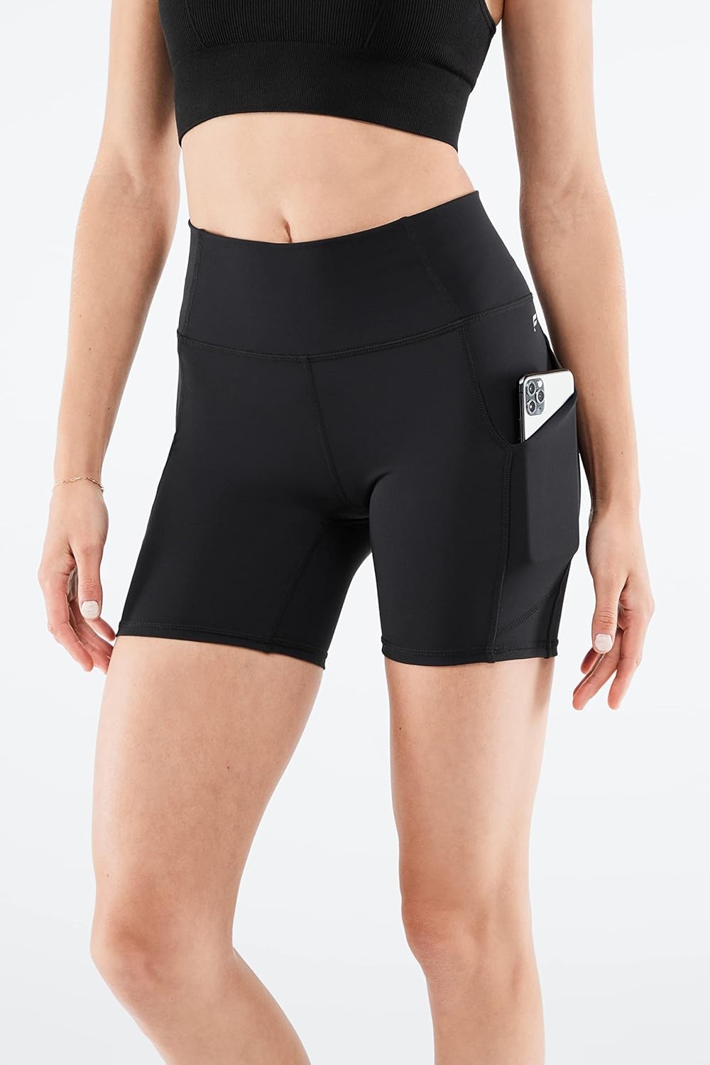 image:imageFabletics Womens Oasis PureLuxe HighWaisted 6 ShortBlack