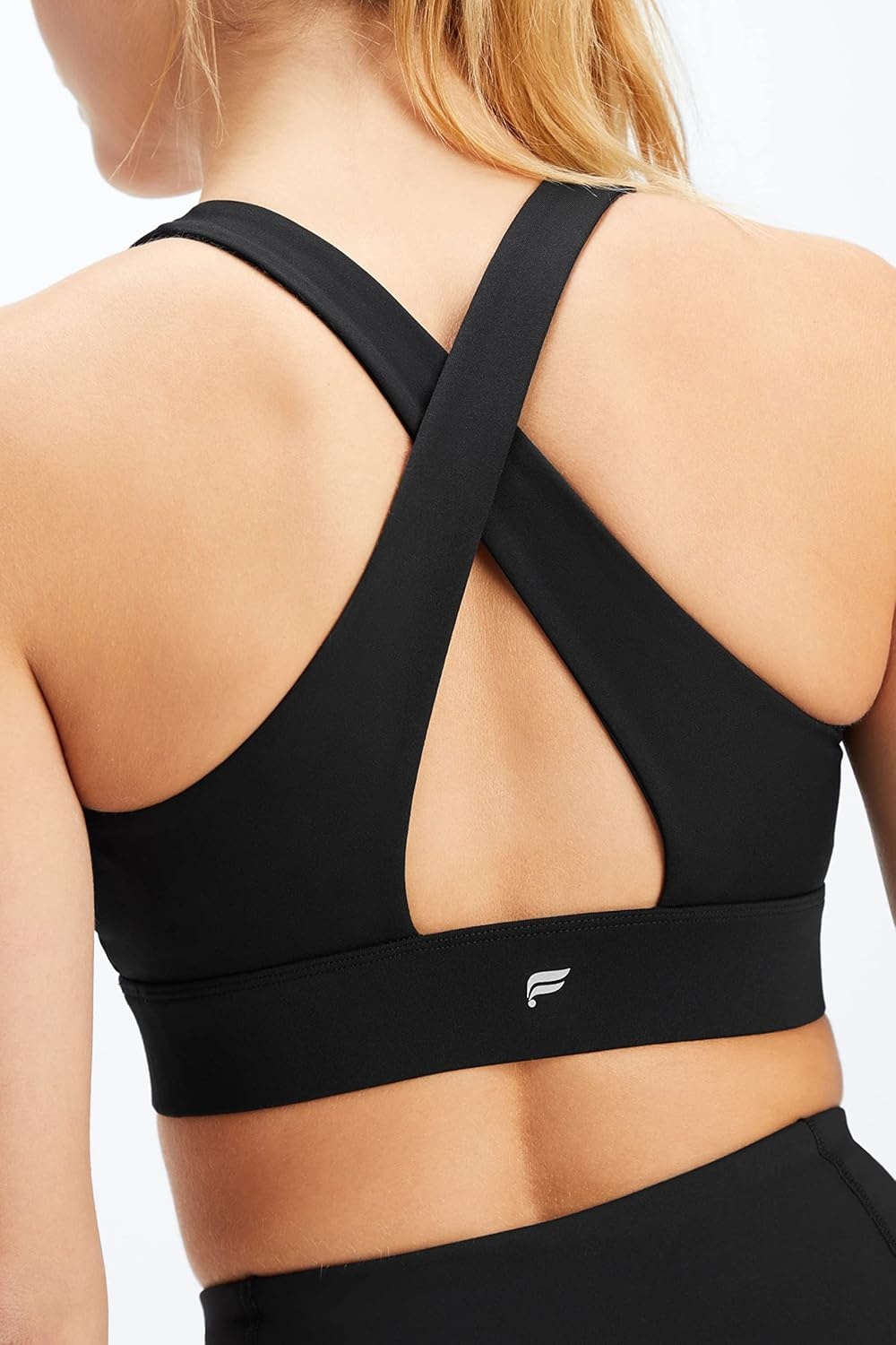 image:imageFabletics Womens Oasis Twist Sports Bra Workout Yoga Athletic FitnessBlack