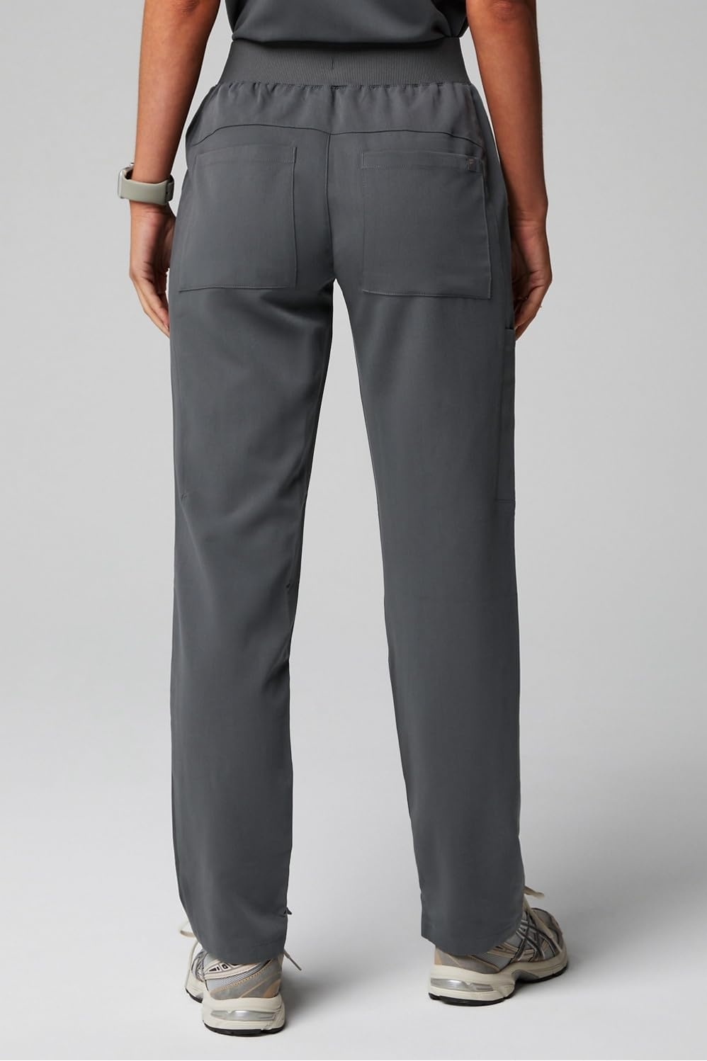 image:imageFabletics Womens Performance Scrub Pant MotionTech 4Way Stretch PocketPacked WrinkleResist SemiSlim FitOnyx