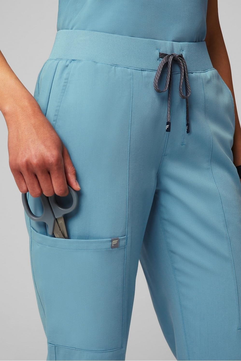 image:imageFabletics Womens Performance Scrub Pant MotionTech 4Way Stretch PocketPacked WrinkleResist SemiSlim FitWave