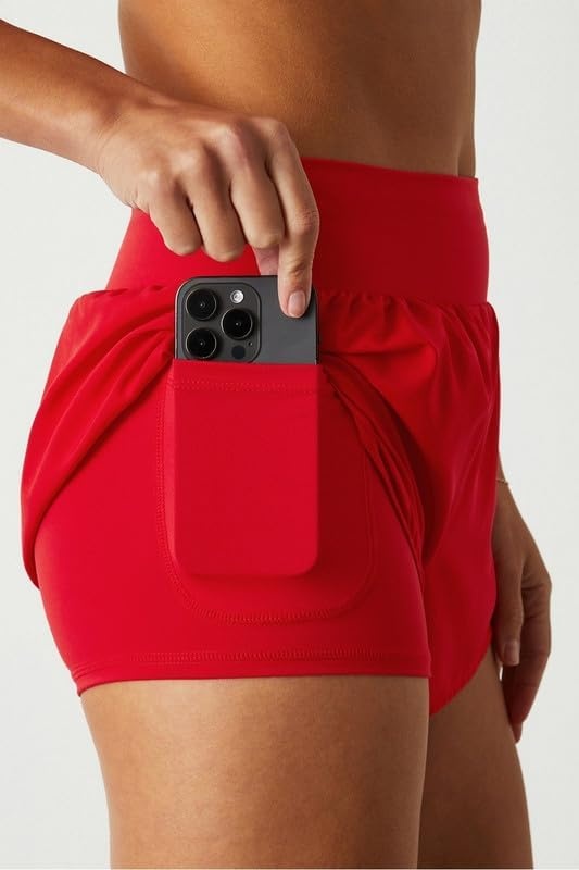 image:imageFabletics Womens Sun Chaser ShortHeated Red