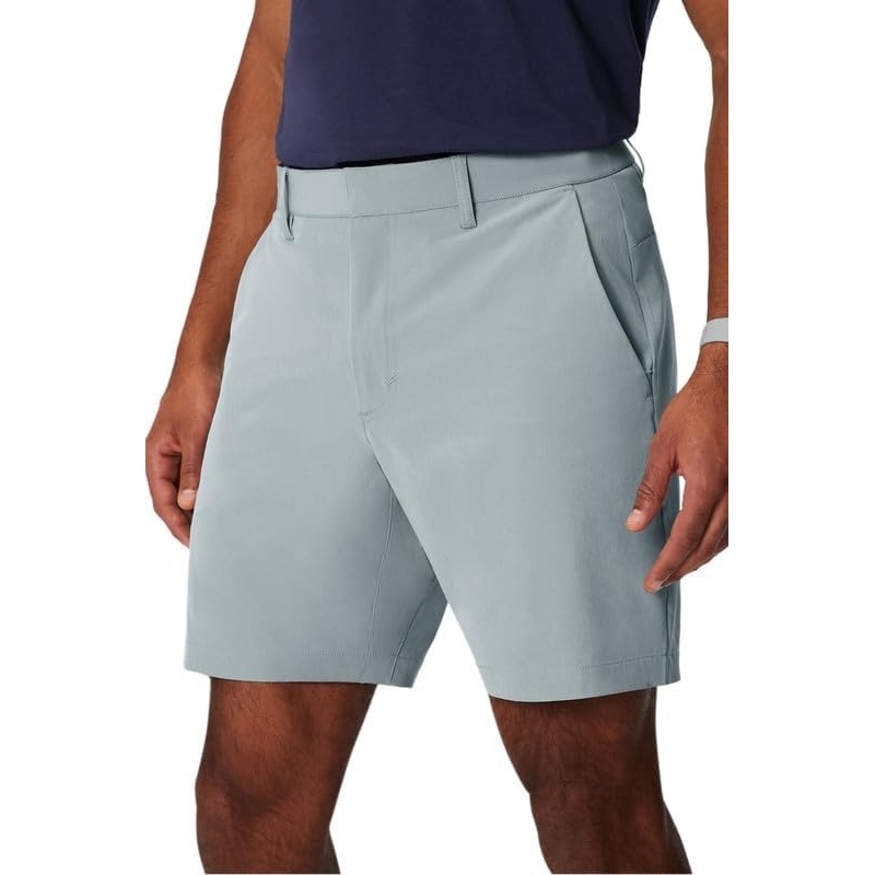 image:imageFabletics Mens Only Short Everyday Commuter Lightweight Liquid Resistant Secure Pockets 4WayStretch Streamlined FitShadow Grey