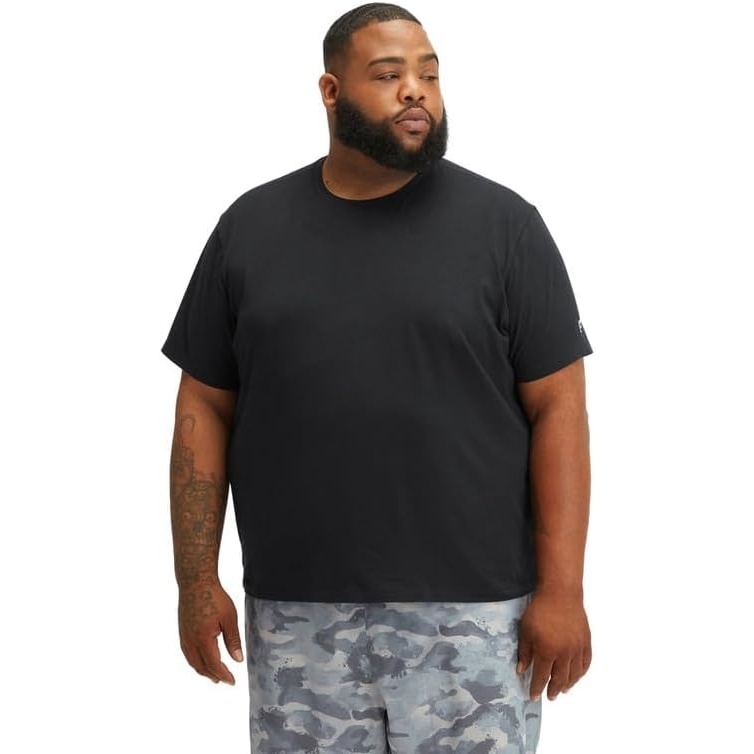 image:imageFabletics Mens The 247 Tee Hybrid365 Fabric Breathable Sweat Wicking AntiStink 4Way Stretch LightweightBlack