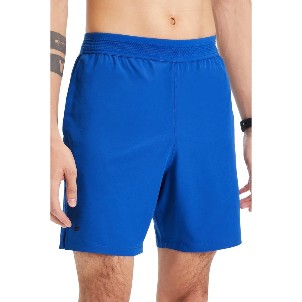 image:imageFabletics Mens The Fundamental Short Workout Running Training Gym Yoga Ultra Lightweight AthleticRace Blue