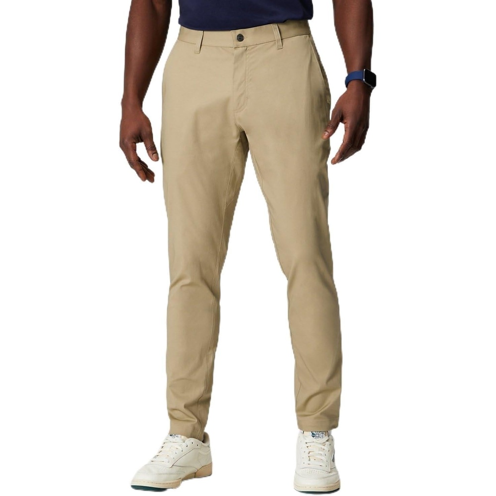image:imageFabletics Mens The High Side Chino Classic Fit Buttery Soft External Pocket Wrinkle Resistant Zip PocketsTwill