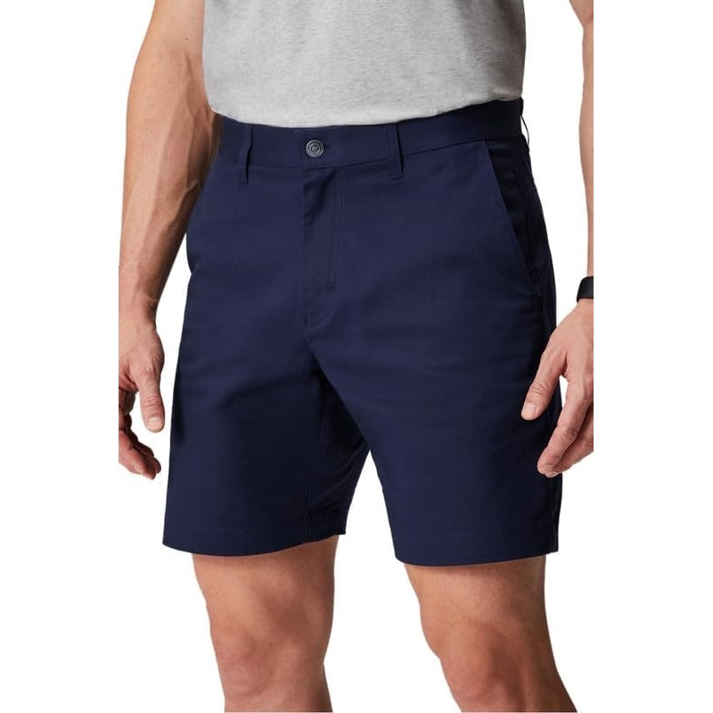 image:imageFabletics Mens The High Side Short Buttery Soft External Pocket Wrinkle Resistant Zip PocketsDeep Navy