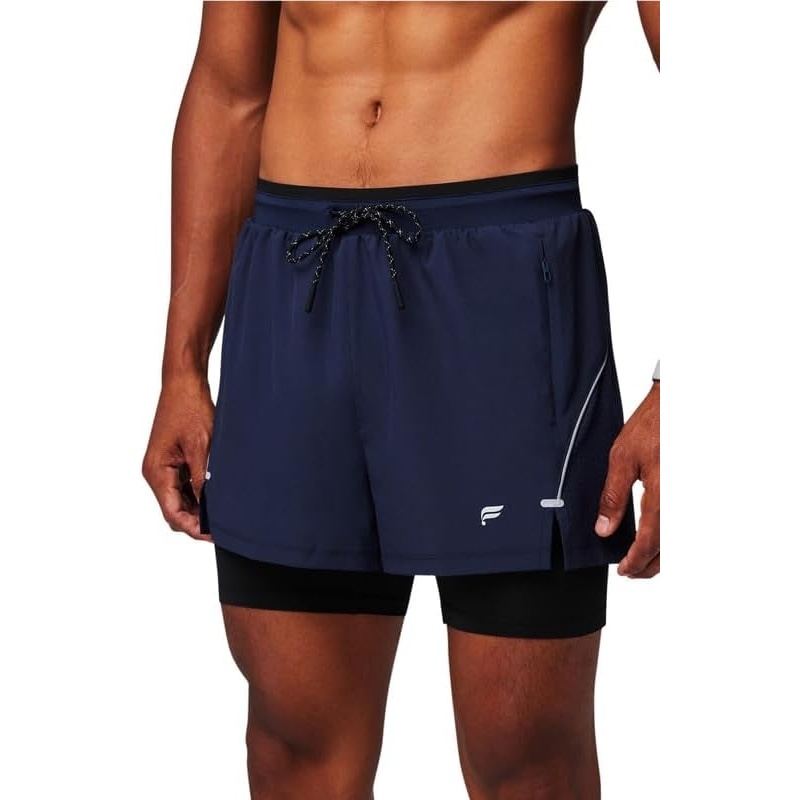 image:imageFabletics Mens The Kadence Short Lined Performance Running Jogging Training Ultra LightweightDeep Navy