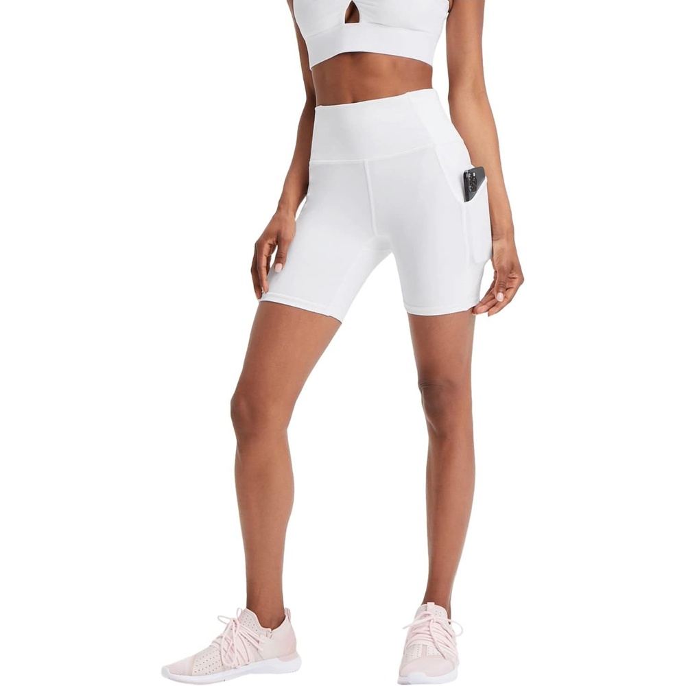 image:imageFabletics Womens Oasis PureLuxe HighWaisted 6 ShortWhite