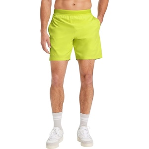 Fabletics Men’s The Fundamental Short, Workout, Running, Training, Gym, Yoga, Ultra Lightweight, Athletic(Zest)