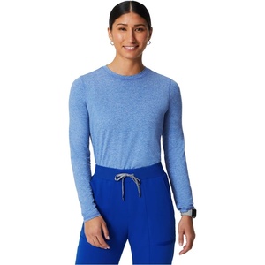 Fabletics Women’s Core Long-Sleeve Underscrub(Royal Blue Heather)