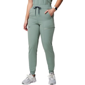 Fabletics Women’s High Rise Active Scrub Jogger – MotionTech, 4-Way Stretch, Pocket-Packed, Lightweight, Semi-Slim Fit(Sage)