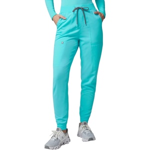 Fabletics Women’s High Rise Active Scrub Jogger – MotionTech, 4-Way Stretch, Pocket-Packed, Lightweight, Semi-Slim Fit(Seaside)
