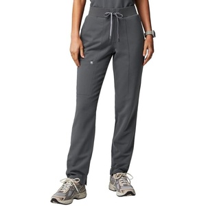 Fabletics Women’s Performance Scrub Pant – MotionTech, 4-Way Stretch, Pocket-Packed, Wrinkle-Resist, Semi-Slim Fit(Onyx)
